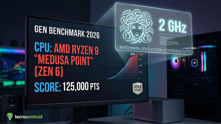 AMD Ryzen 9 Medusa Point: i benchmark Zen 6 a 2 GHz stupiscono tutti