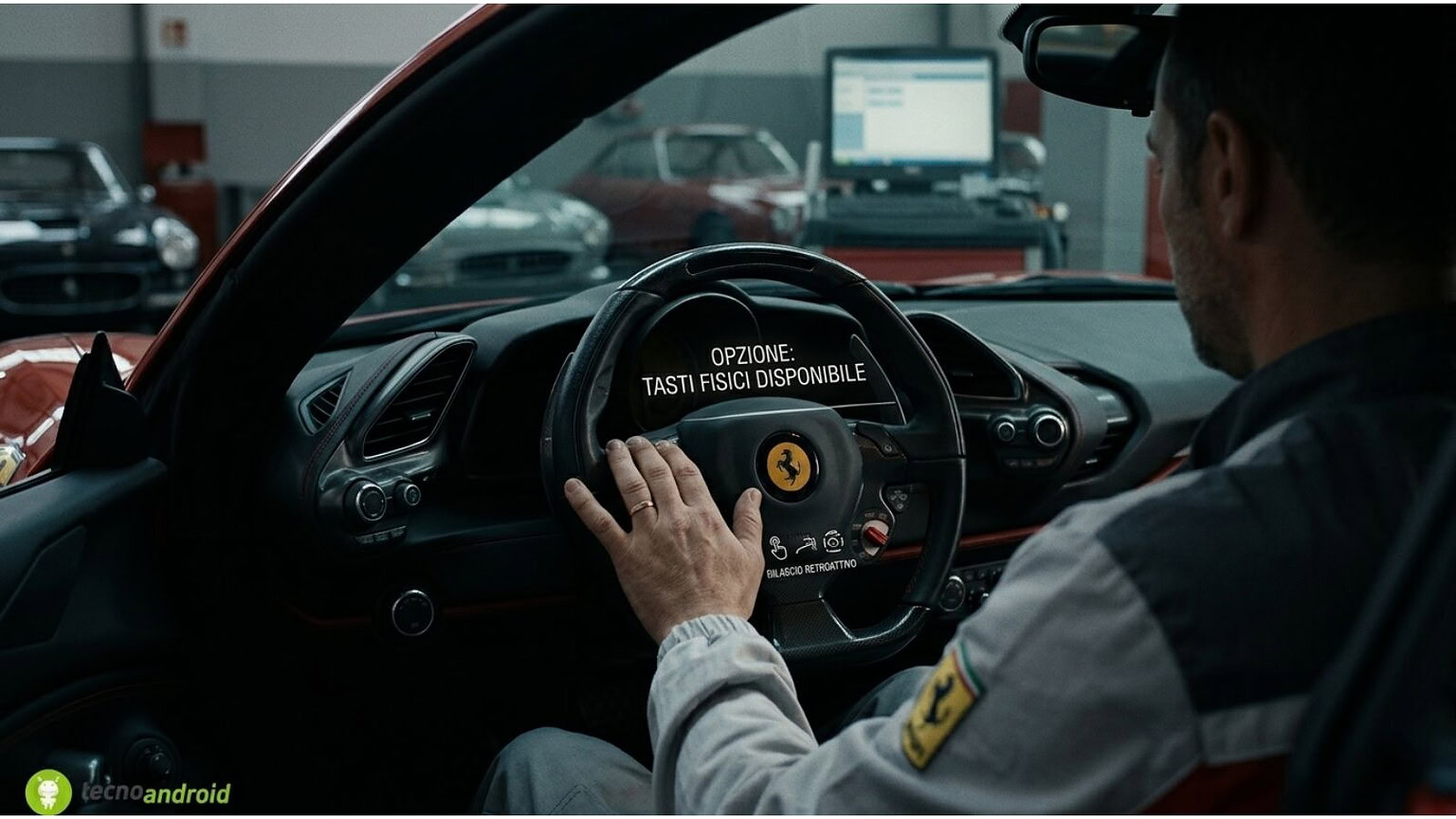 Ferrari offre un volante con tasti fisici anche per le auto già vendute