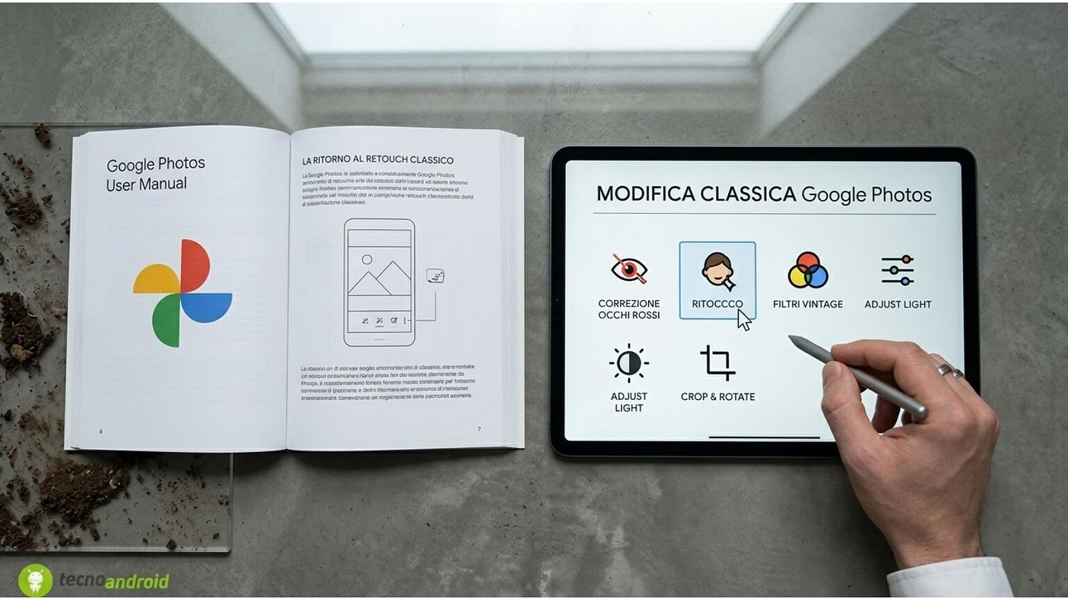 Google Photos riporta in primo piano gli strumenti di editing classici