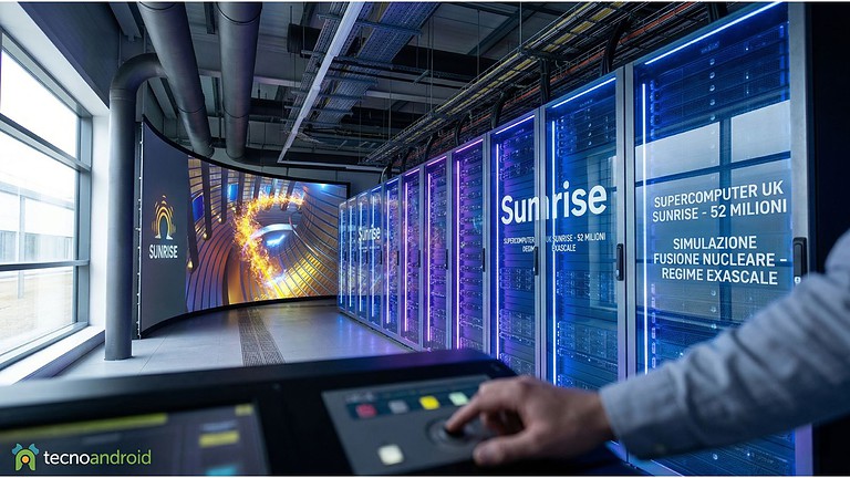 Sunrise, il supercomputer UK da 52 milioni per la fusione nucleare