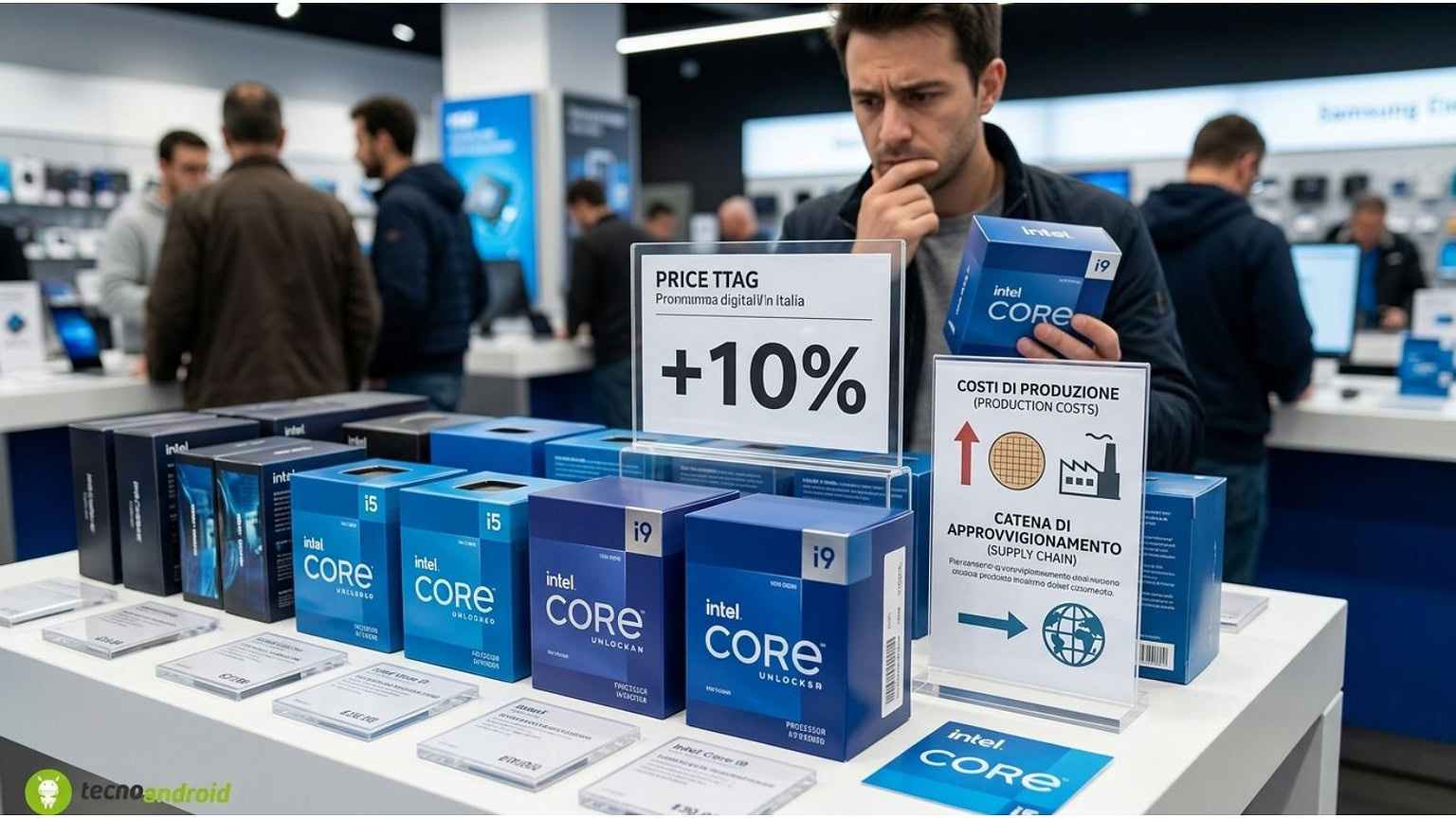 Intel aumenta i prezzi delle CPU del 10%: ecco perché pagherete di più