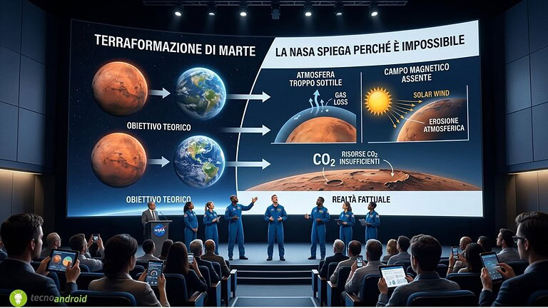 Terraformazione di Marte: la NASA spiega perché è impossibile