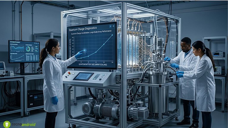 Batteria quantistica: più è grande, più si ricarica velocemente