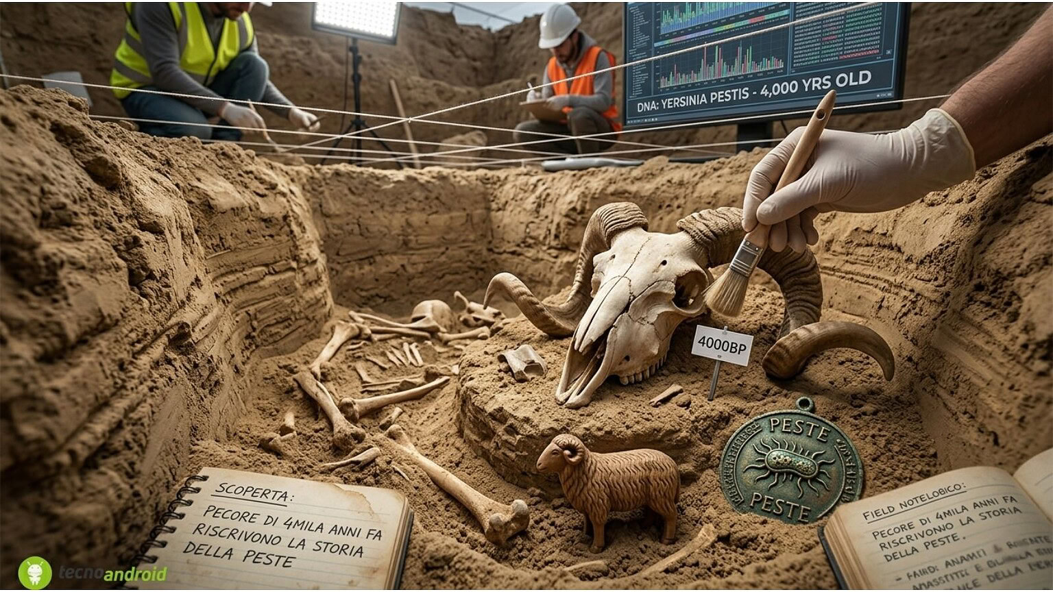 Peste: una pecora di 4.000 anni fa riscrive tutto ciò che sapevamo