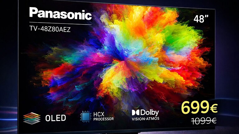Panasonic TV-48Z80AEZ al minimo storico: OLED 4K a 699€