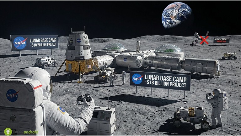 NASA: base lunare da 18 miliardi, addio al progetto Gateway