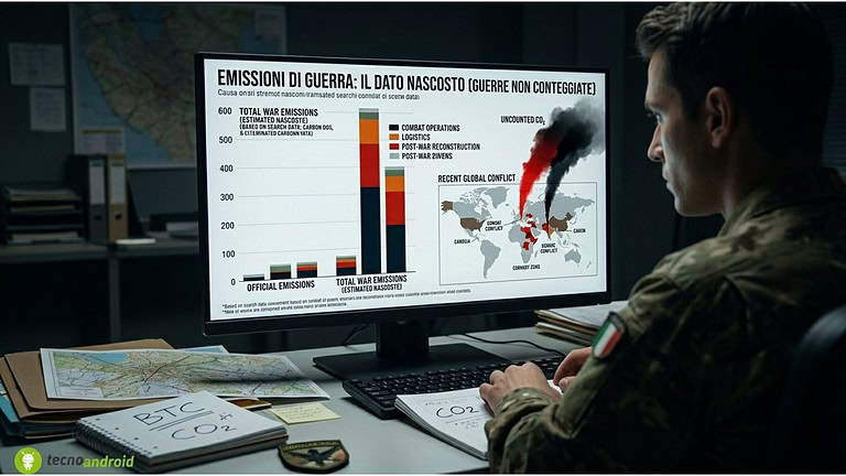Emissioni di guerra: il dato nascosto che nessuno conteggia