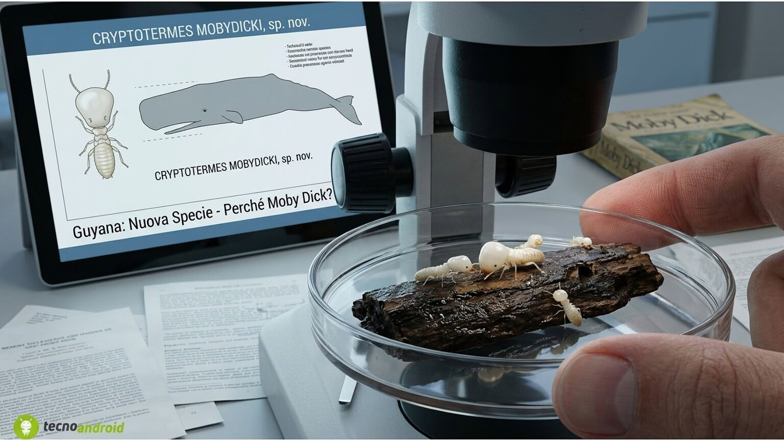 Nuova specie di termite scoperta in Guyana: perché ricorda Moby Dick