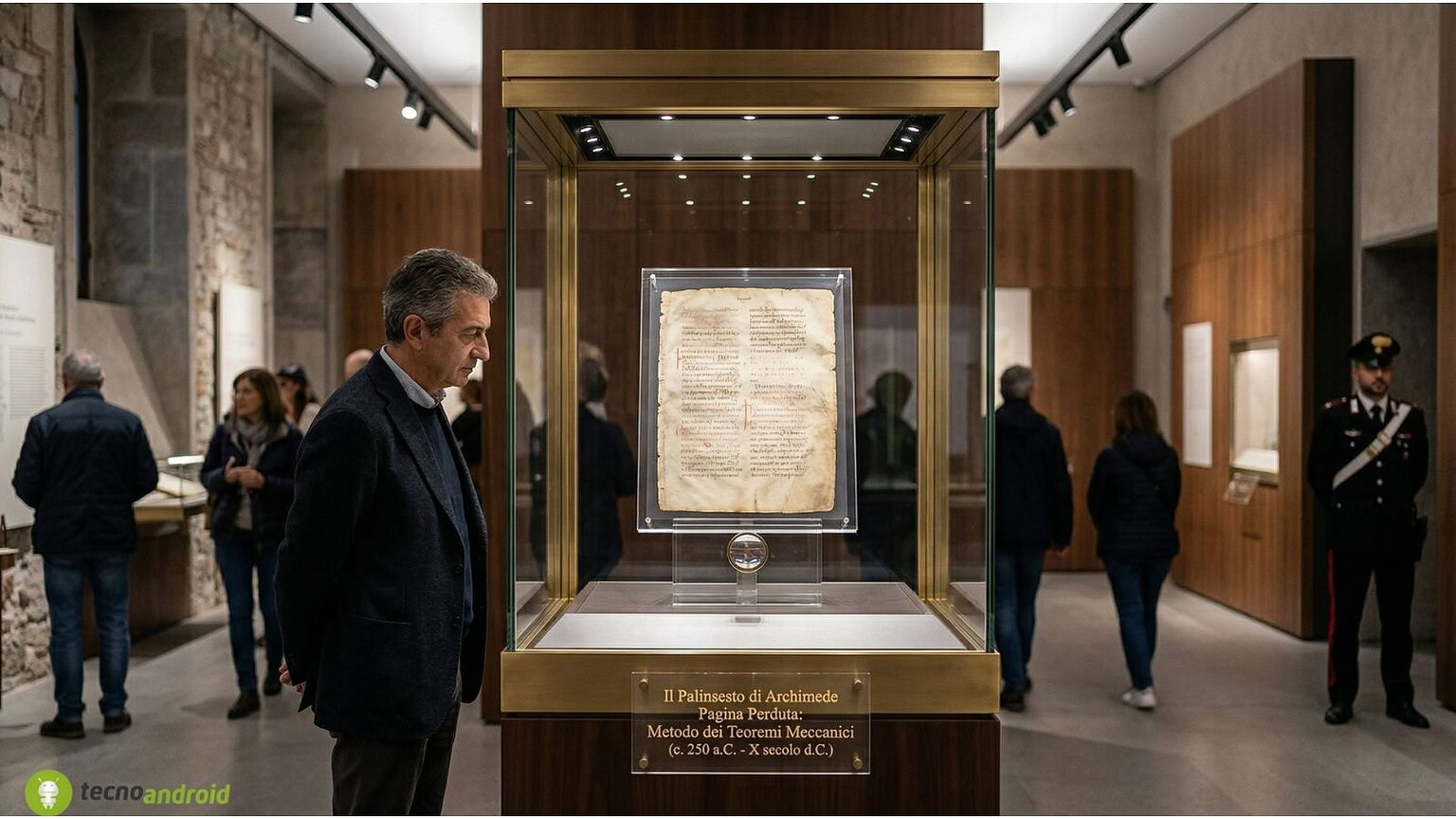Palinsesto di Archimede: una pagina perduta era esposta in un museo