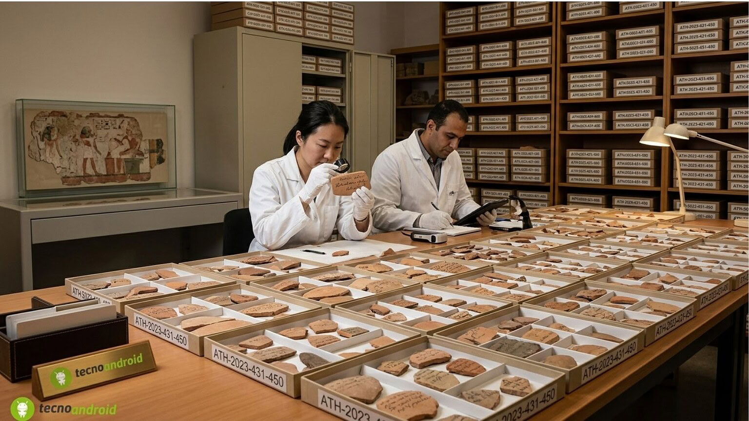 Athribis, 43.000 ostraca riscrivono la vita quotidiana dell'antico Egitto
