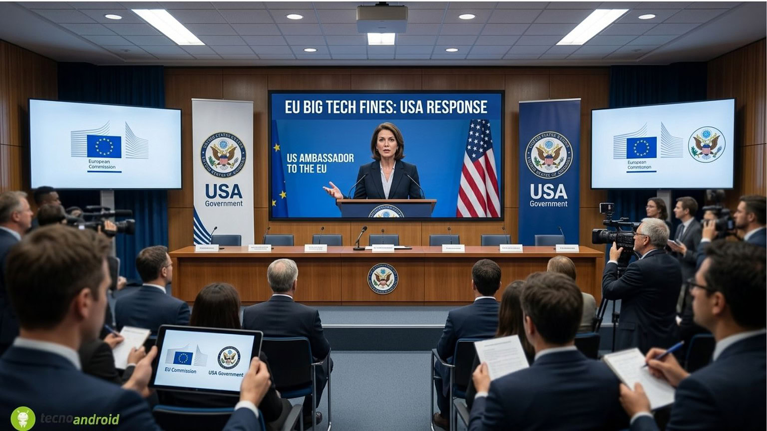 Multe UE alle Big Tech: l'ambasciatore USA minaccia conseguenze