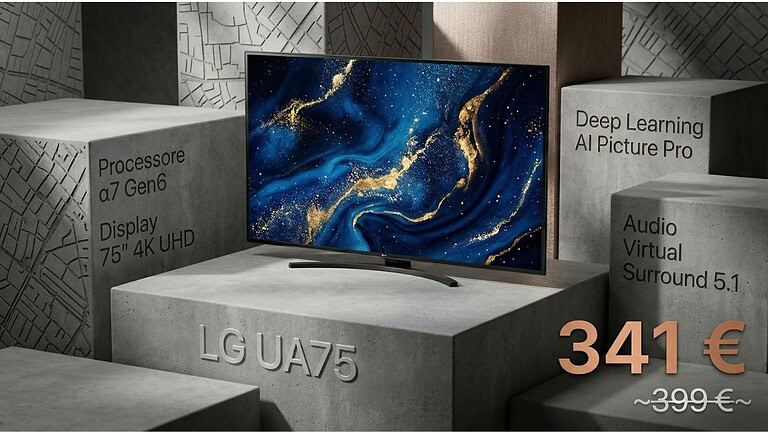 LG Smart TV 55" 4K a 341€ su Amazon: ecco perché conviene
