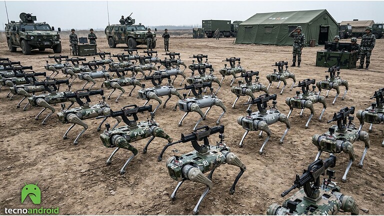 Cani robot armati: l'esercito cinese li schiera in branco, e non è un film