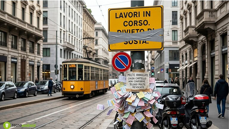 Milano annulla 90.000 multe: bastava uno scotch sul cartello stradale