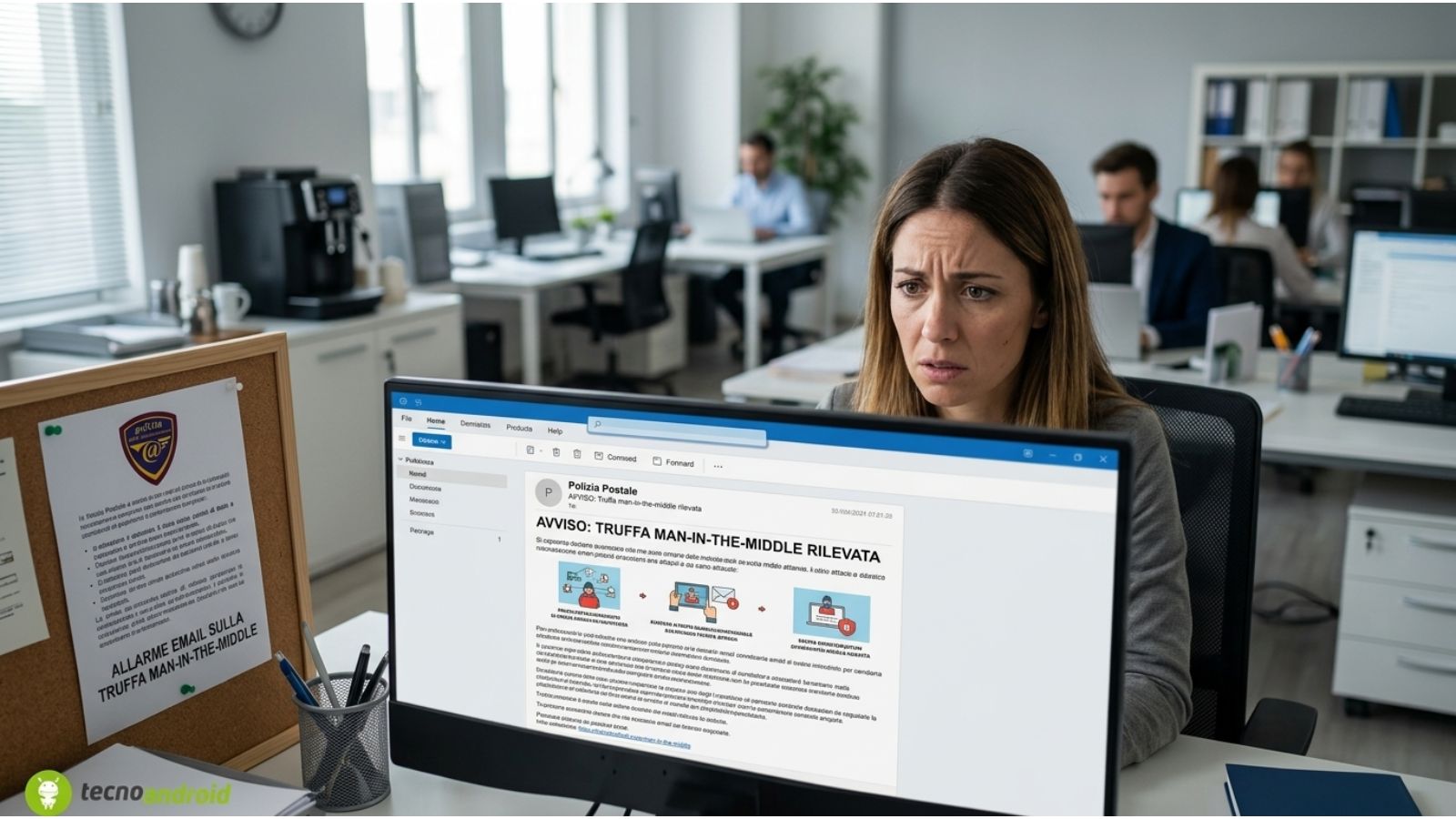 Truffa man in the middle: l'allarme della Polizia Postale sulle email