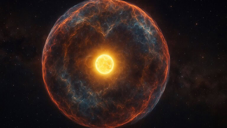Bolla di gas gigante avvolge la gemella del Sole: cosa sappiamo
