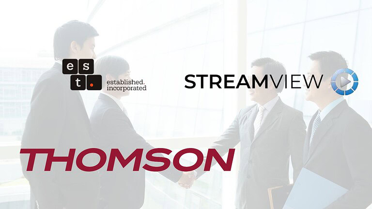 Thomson e StreamView: partnership blindata fino al 2040