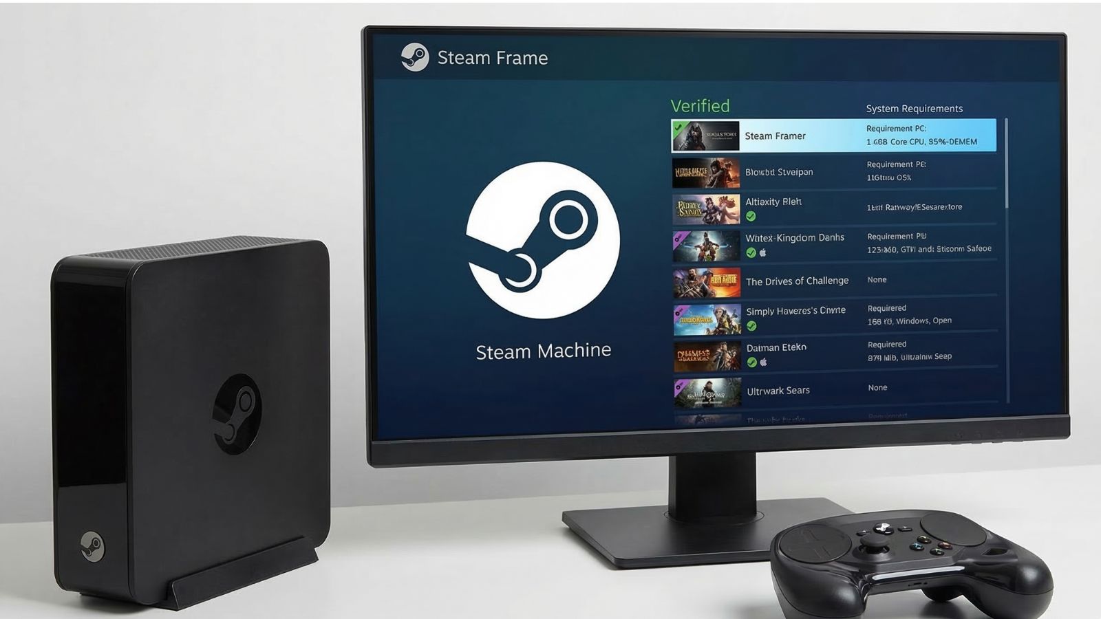 Steam Machine e Steam Frame: i requisiti per i giochi verificati