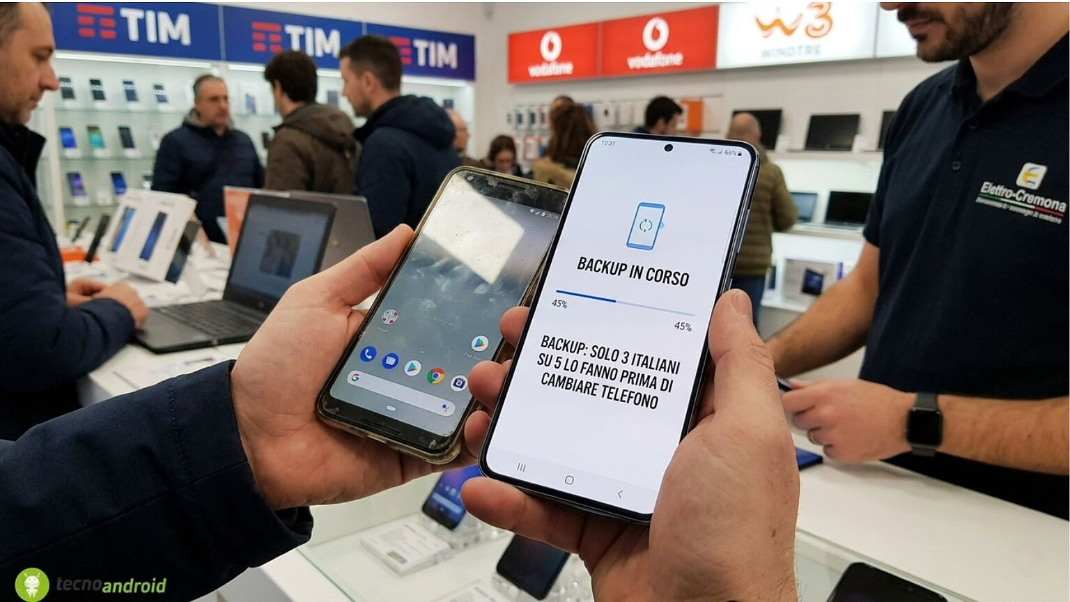 Backup smartphone: solo 3 italiani su 5 lo fanno prima di cambiare telefono