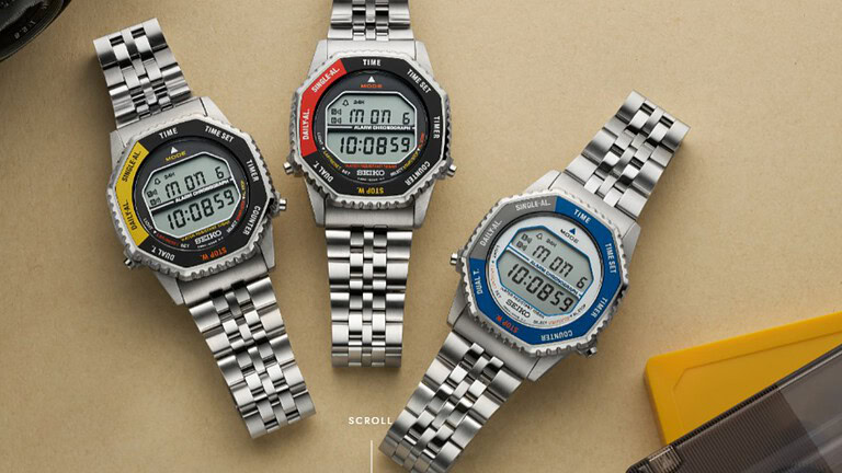 Seiko Rotocall: torna l'orologio digitale che andò nello spazio
