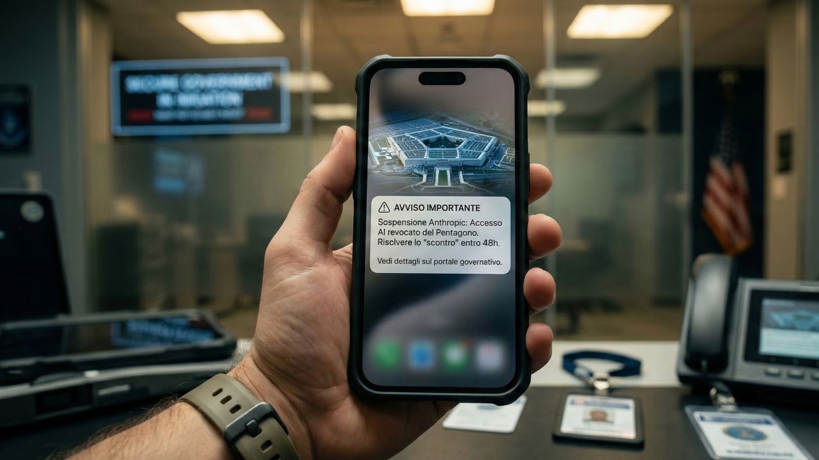 Anthropic rimossa dal Pentagono: lo scontro che cambia tutto