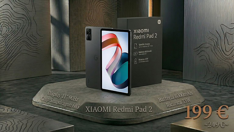 Xiaomi Redmi Pad 2 a questo prezzo su Amazon è un affare da non perdere