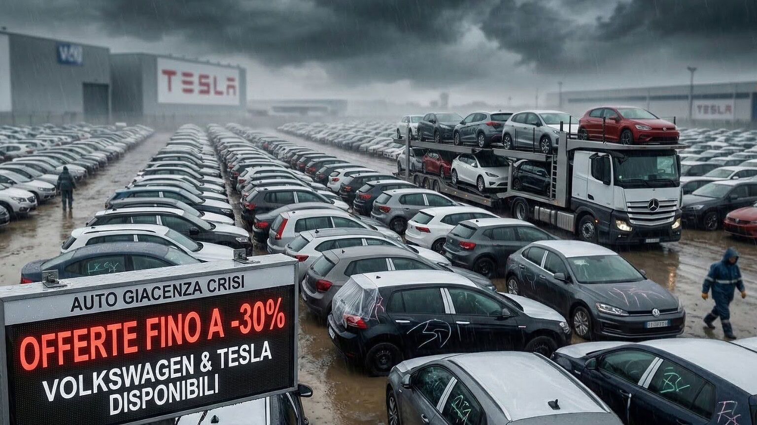 Crisi auto: da Volkswagen a Tesla, ecco cosa sta succedendo