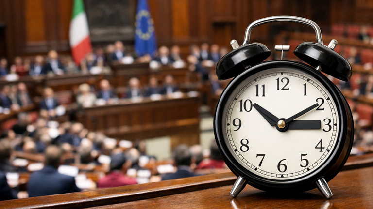 Ora legale tutto l'anno: alla Camera parte l'iter per il addio Hmm, let me refine this. The keyword is "ora legale" and I need a clickbait but SEO title under 6