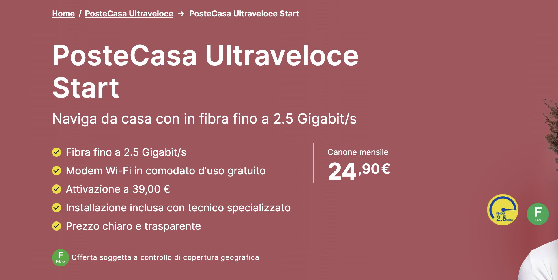 Poste mobile casa
