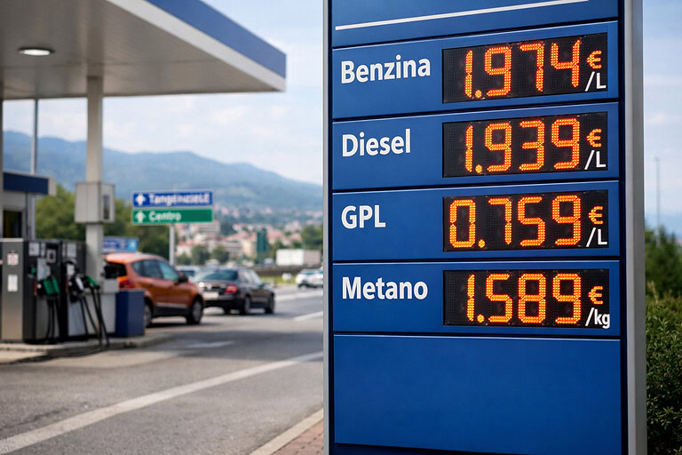 prezzi benzina e diesel