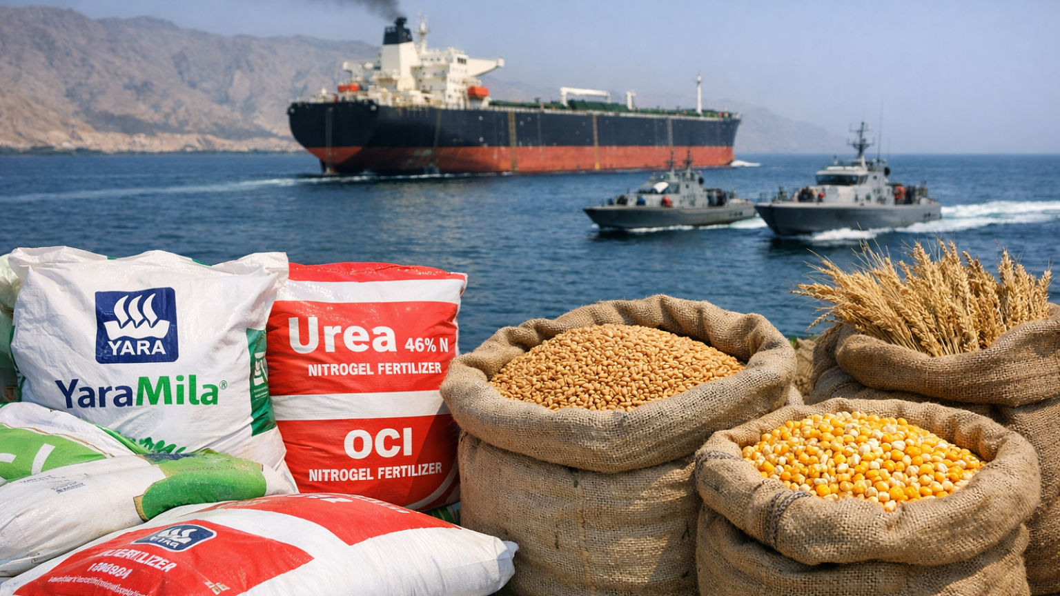 Stretto di Hormuz bloccato: perché i prezzi del cibo esploderanno - stretto di Hormuz fertilizzanti