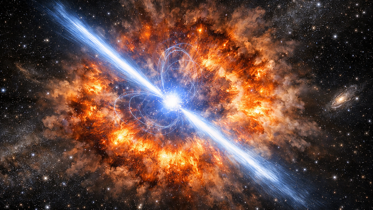 Supernova SN 2024afav: gli scienziati hanno visto nascere un magnetar - magnetar SN 2024afav