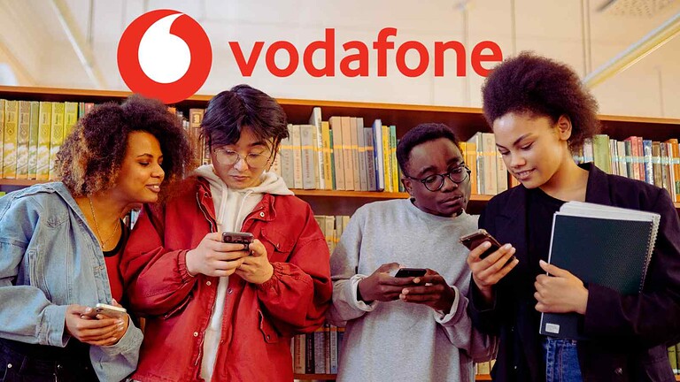 Vodafone Power offre 400 GB, minuti illimitati e roaming extra a 14,95€ al mese, con giga illimitati invitando amici.