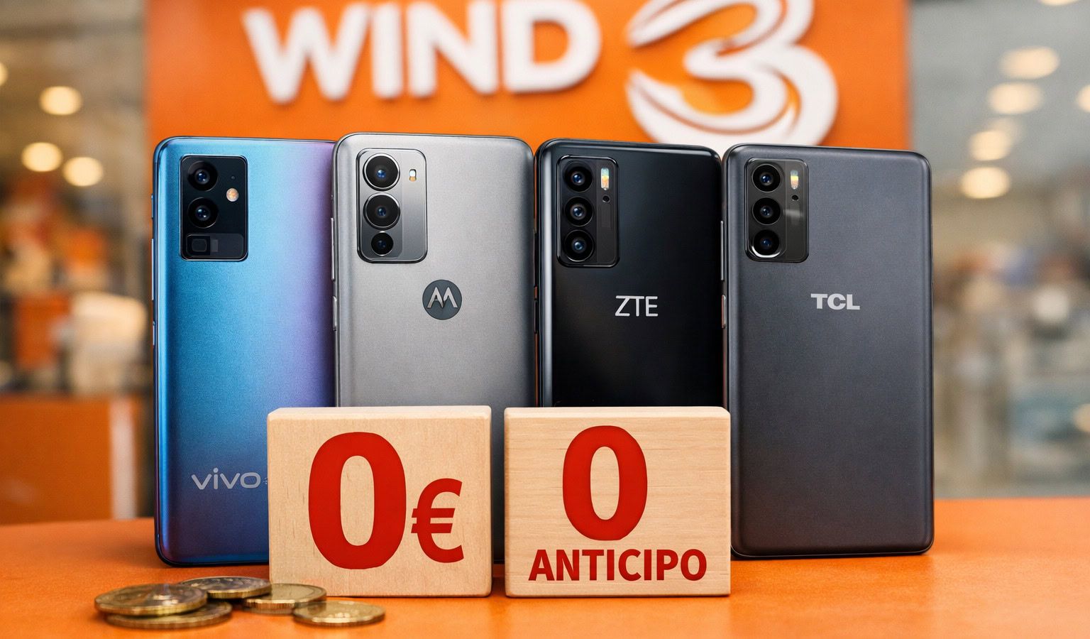 WindTre, smartphone gratis: rata zero e anticipo zero dal 16 marzo - WindTre smartphone gratis