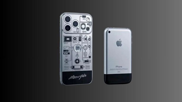 iPhone 17 Pro, Caviar lancia una versione con un pezzo del primo iPhone incastonato