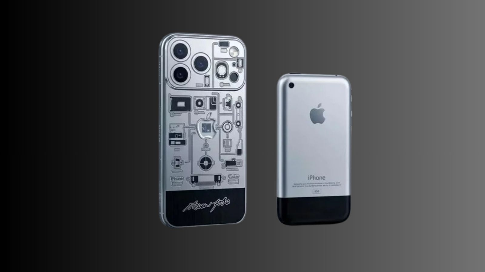 iPhone 17 Pro, Caviar lancia una versione con un pezzo del primo iPhone incastonato