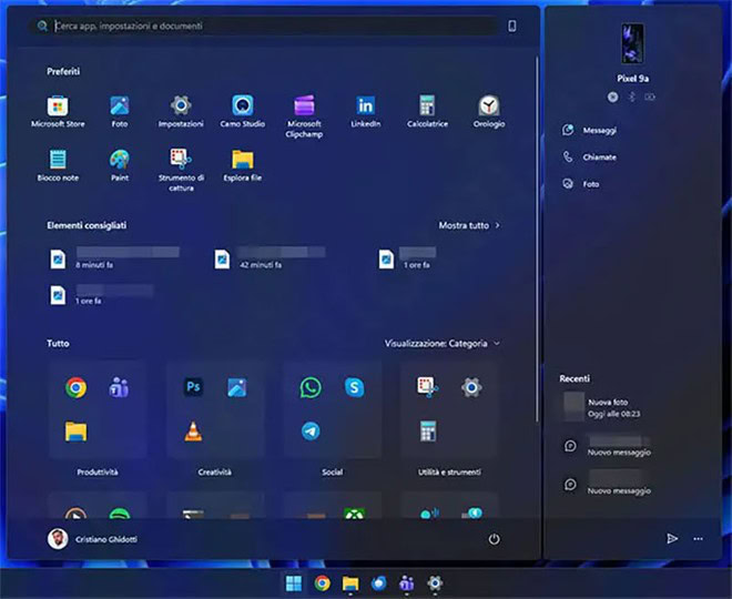 Windows 11 Menu Start