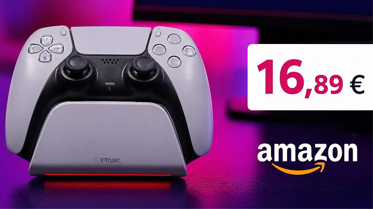 Trust GXT 255W: la base di ricarica per PS5 al minimo storico: solo 16,89 €