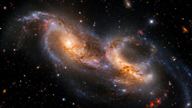 Galassie in collisione: il segnale arriva da 8 miliardi di anni luce
