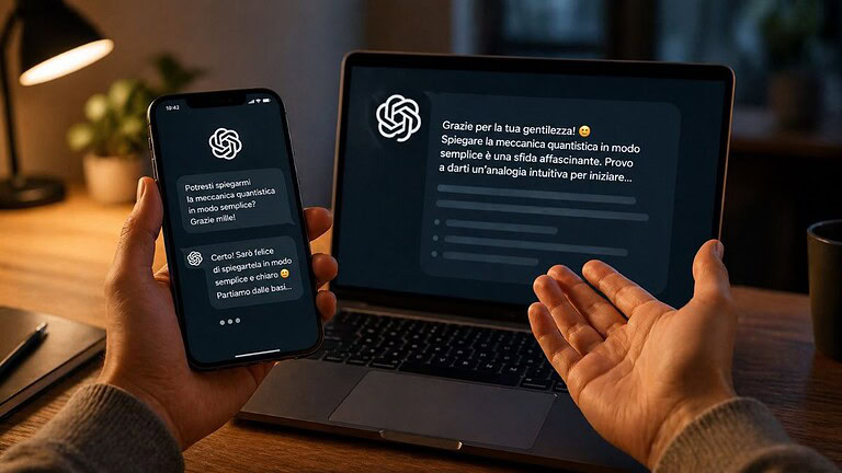 ChatGPT, parlare con gentilezza migliora davvero le risposte?
