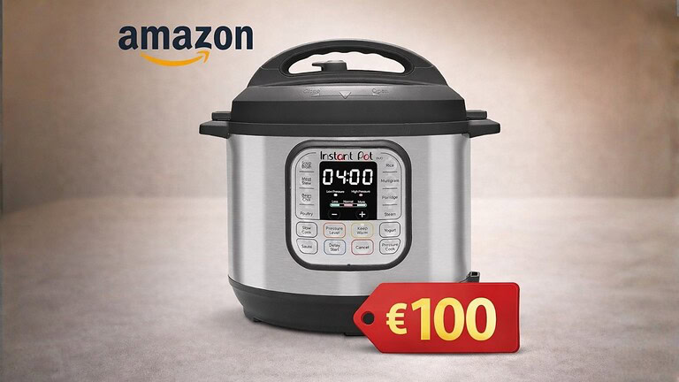 Instant Pot Duo 5,7 litri: la pentola più famosa su Amazon a prezzo imperdibile