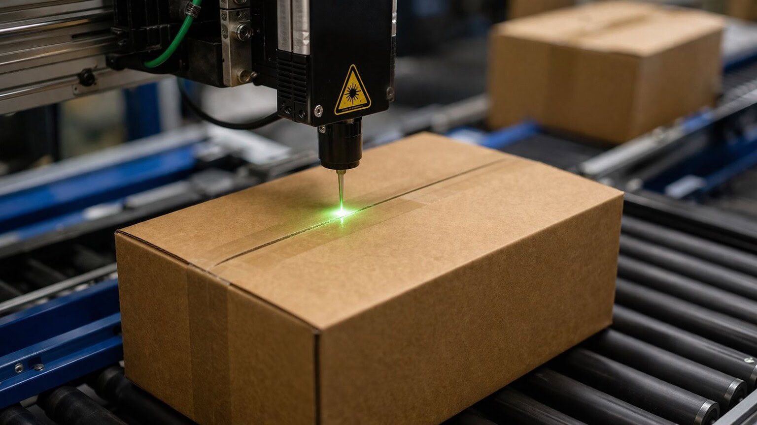 Laser sigilla i pacchi senza colla: dalla Germania il progetto di addio agli adesivi