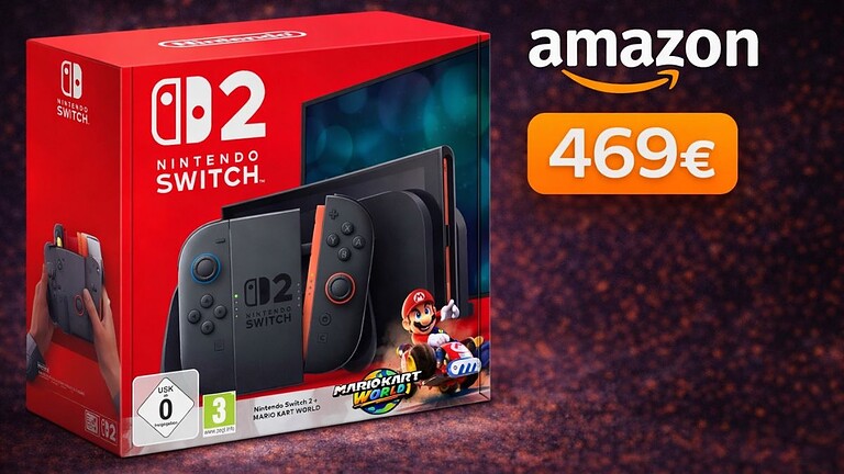 Nintendo Switch 2 + Mario Kart World su Amazon in super promo
