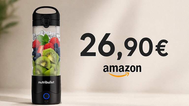Amazon: frullatore Nutribullet portatile in super promo con sconto del 33%