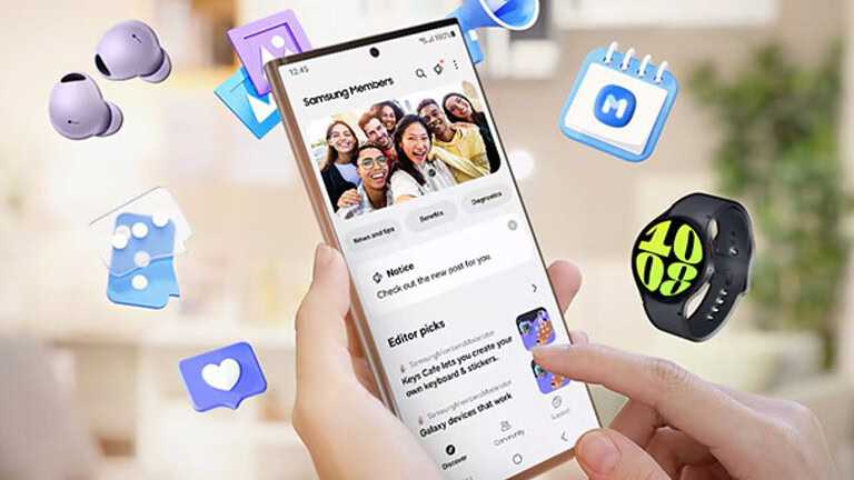 Samsung Members si aggiorna: nuova barra fluttuante e look One UI 8.5
