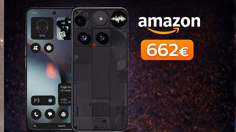 Nothing Phone (3) crolla al minimo storico su Amazon: è record