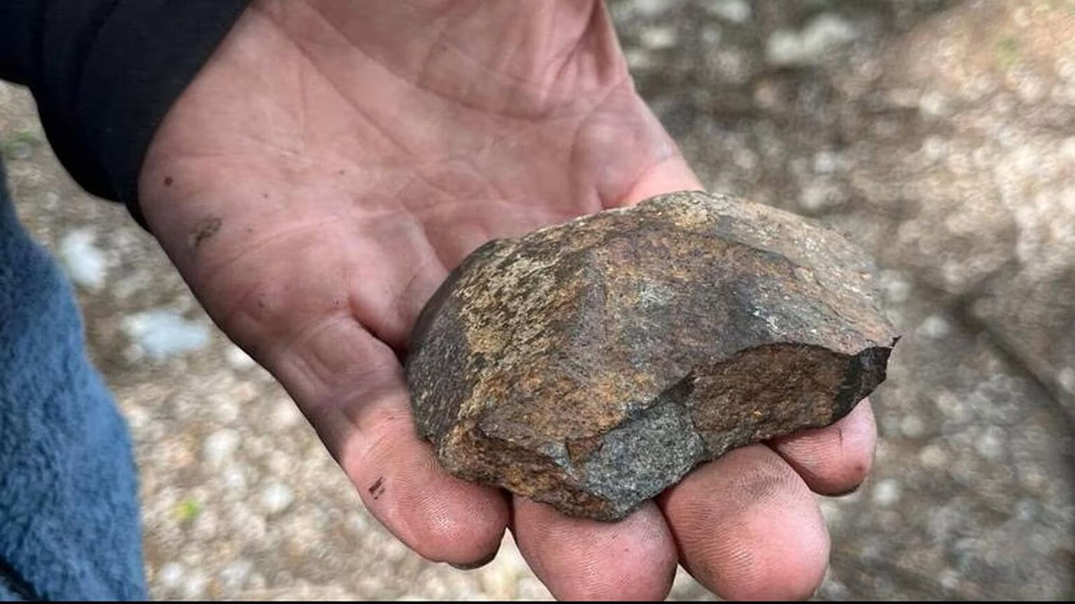 Trentino, Meteorite trovato per caso mentre cercava le chiavi dell'auto: la storia