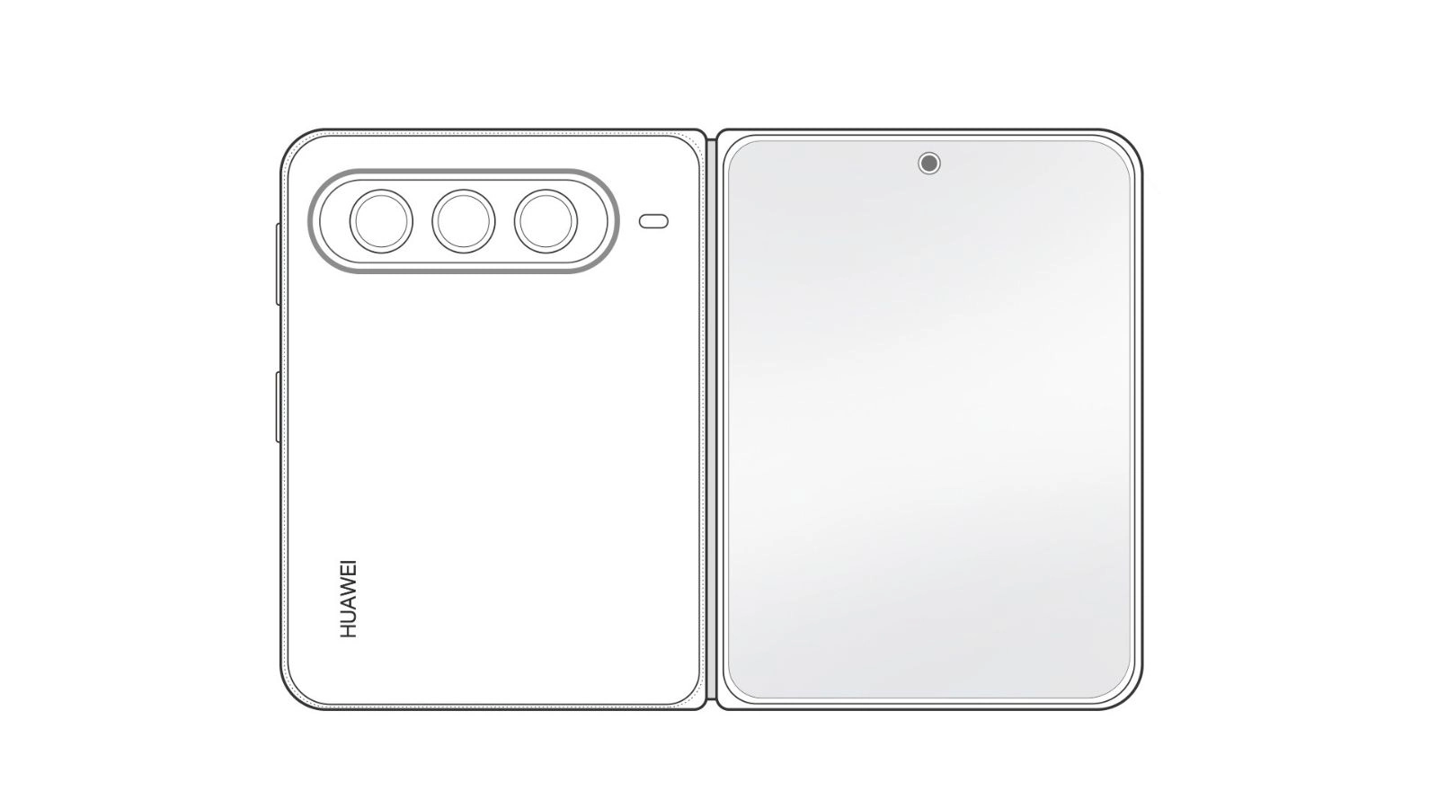 Huawei Pura Wide Fold sfiderà iPhone Ultra: le prime immagini sul web