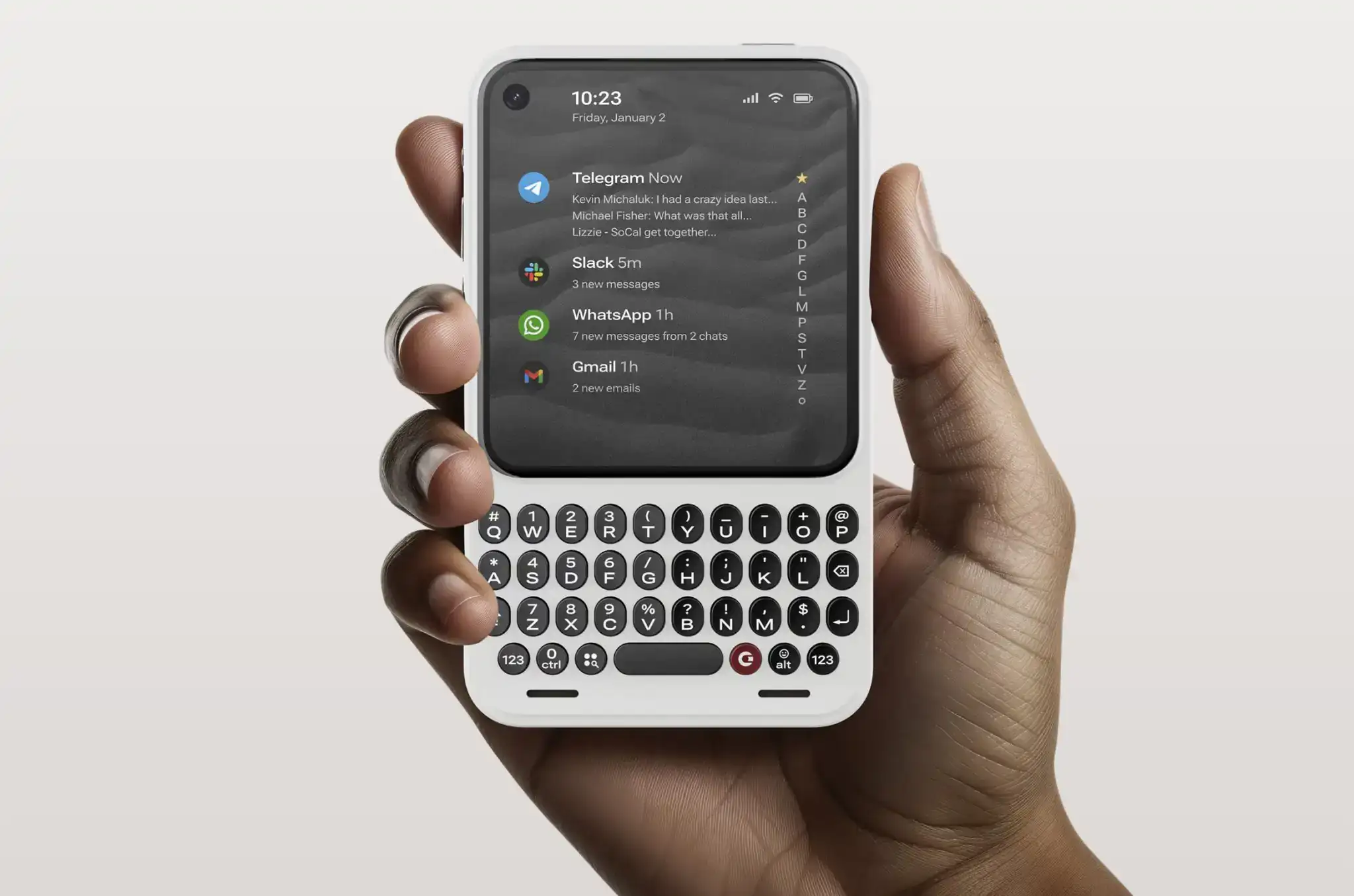 Clicks Communicator: lo smartphone con tastiera fisica si avvicina al lancio_1