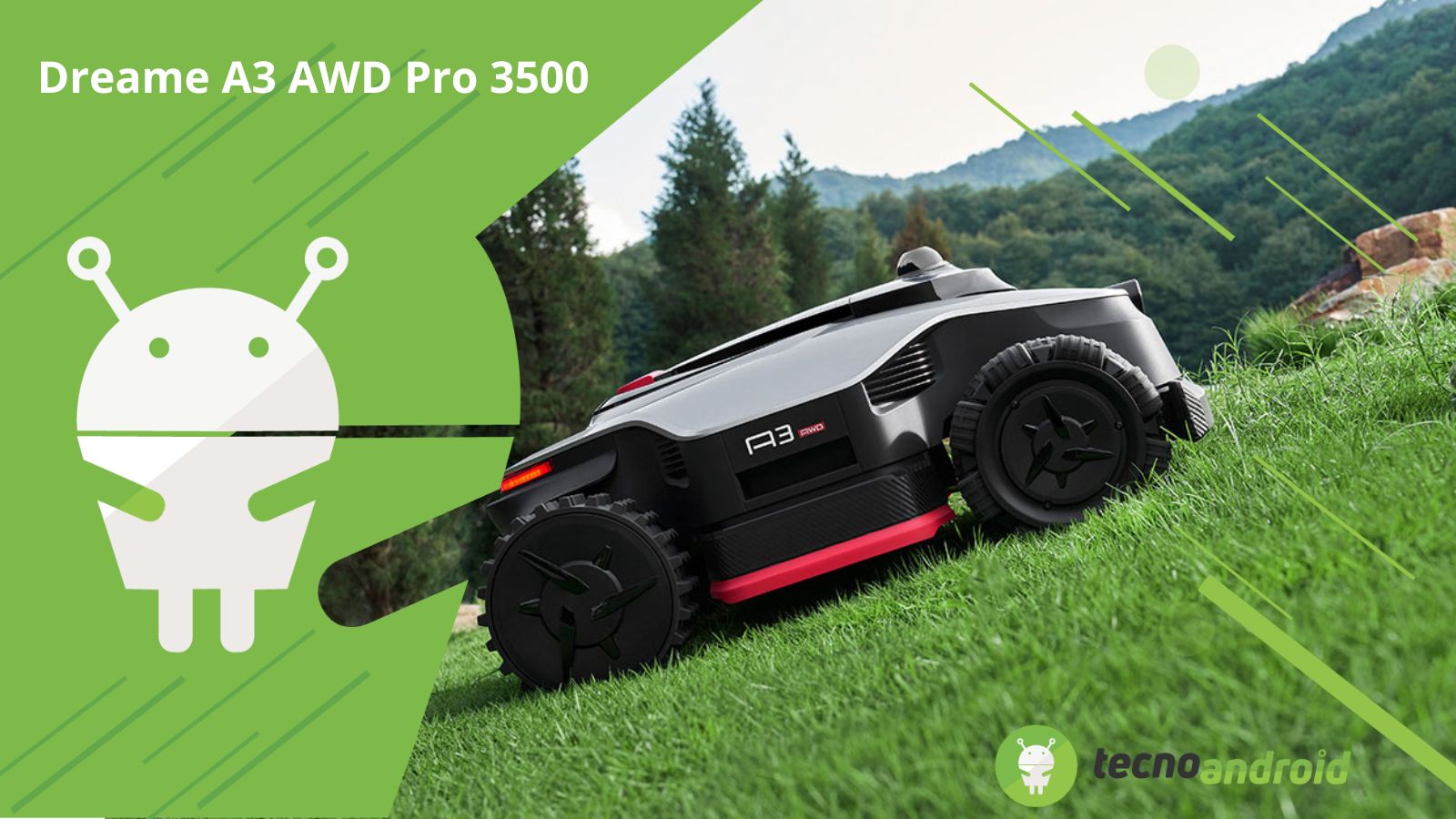 Dreame A3 AWD Pro 3500 è il robot definitivo per tagliare qualsiasi tipo di prato – Recensione